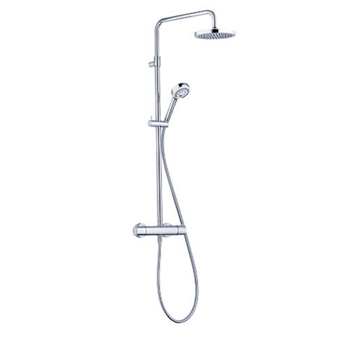 KLUDI-LOGO-Thermostat-Dual-Shower-System-Kopfbrause-200mm-chrom-6809205-00 gallery number 1